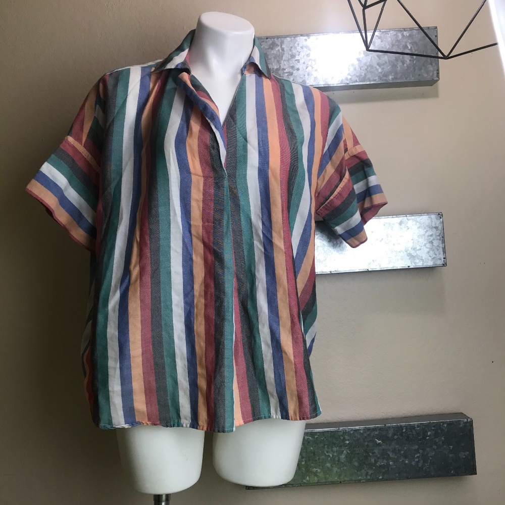 Madewell Blouse with buttons down the back
